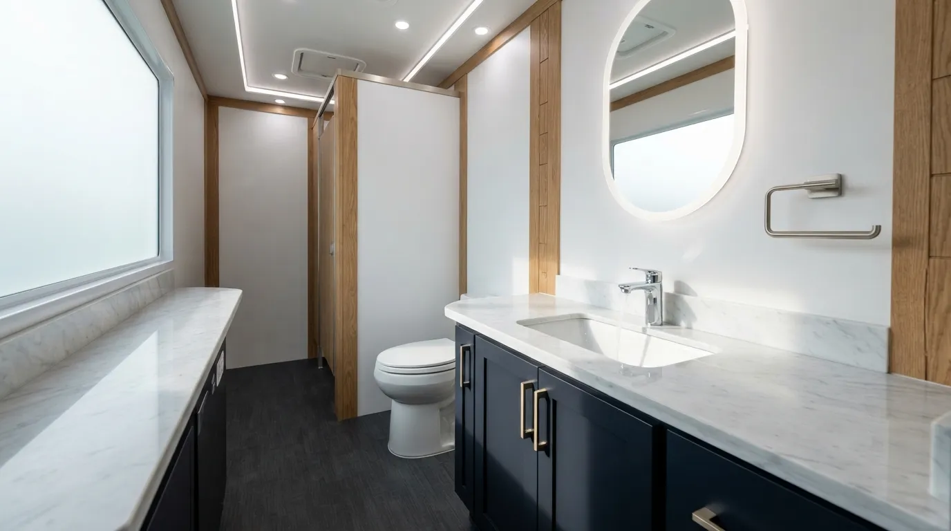 Luxury Restroom Trailer in Hawthorne, CA